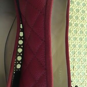 Chanel #G26250 Red Quilted Ballerina  Flats (US 9 1/2 EU 39 1/2)